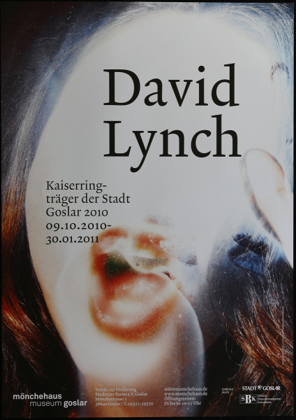 David Lynch. Emily Scream #1, 2010 Plakat mit Text